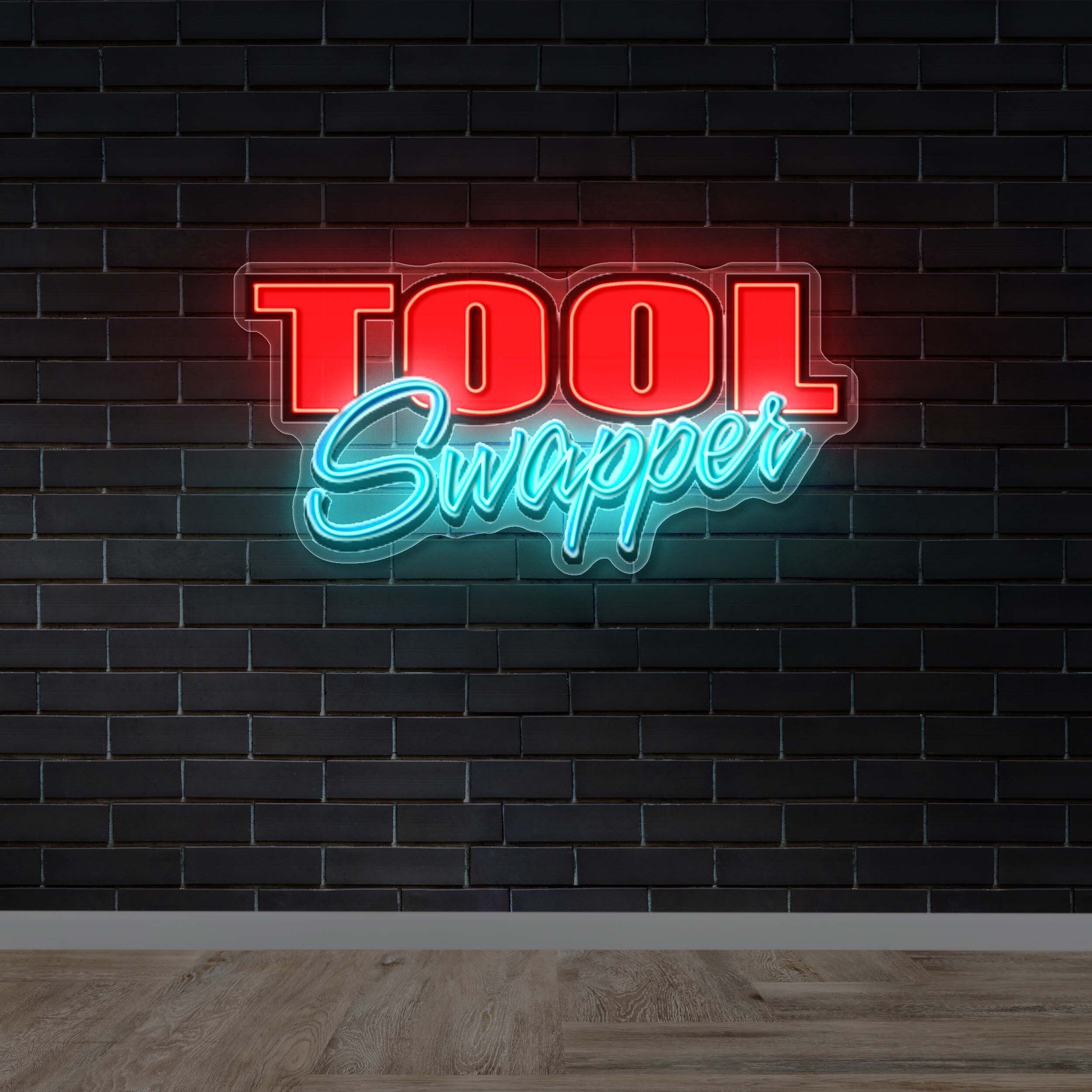 TOOL SWAPPER text only - Premium Neon Artwork