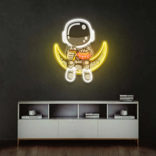 Astronaut - Premium Neon Artwork