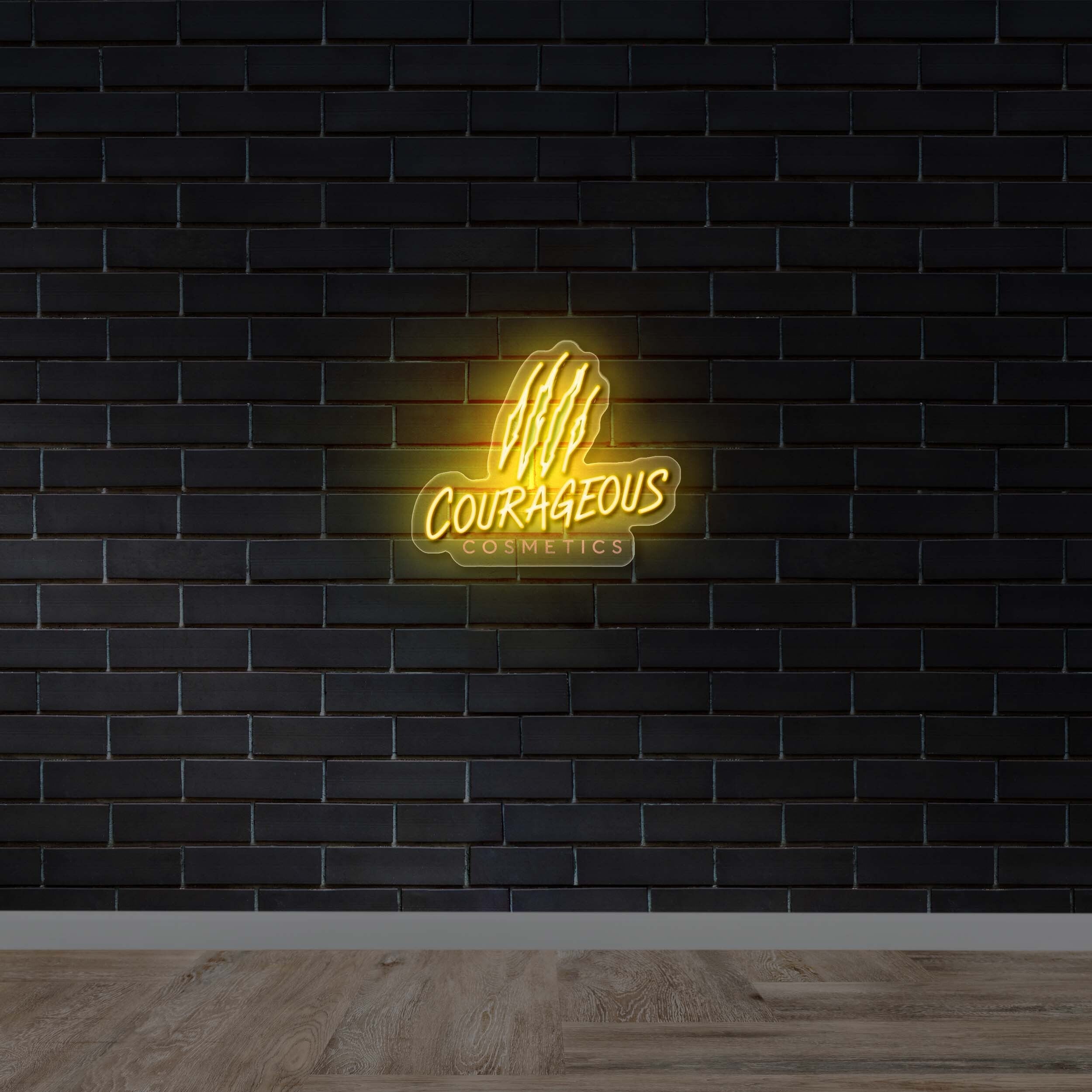 Courageous Cosmetics - Premium Neon Artwork