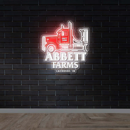 ABBETT FARMS - Premium Neon Artwork
