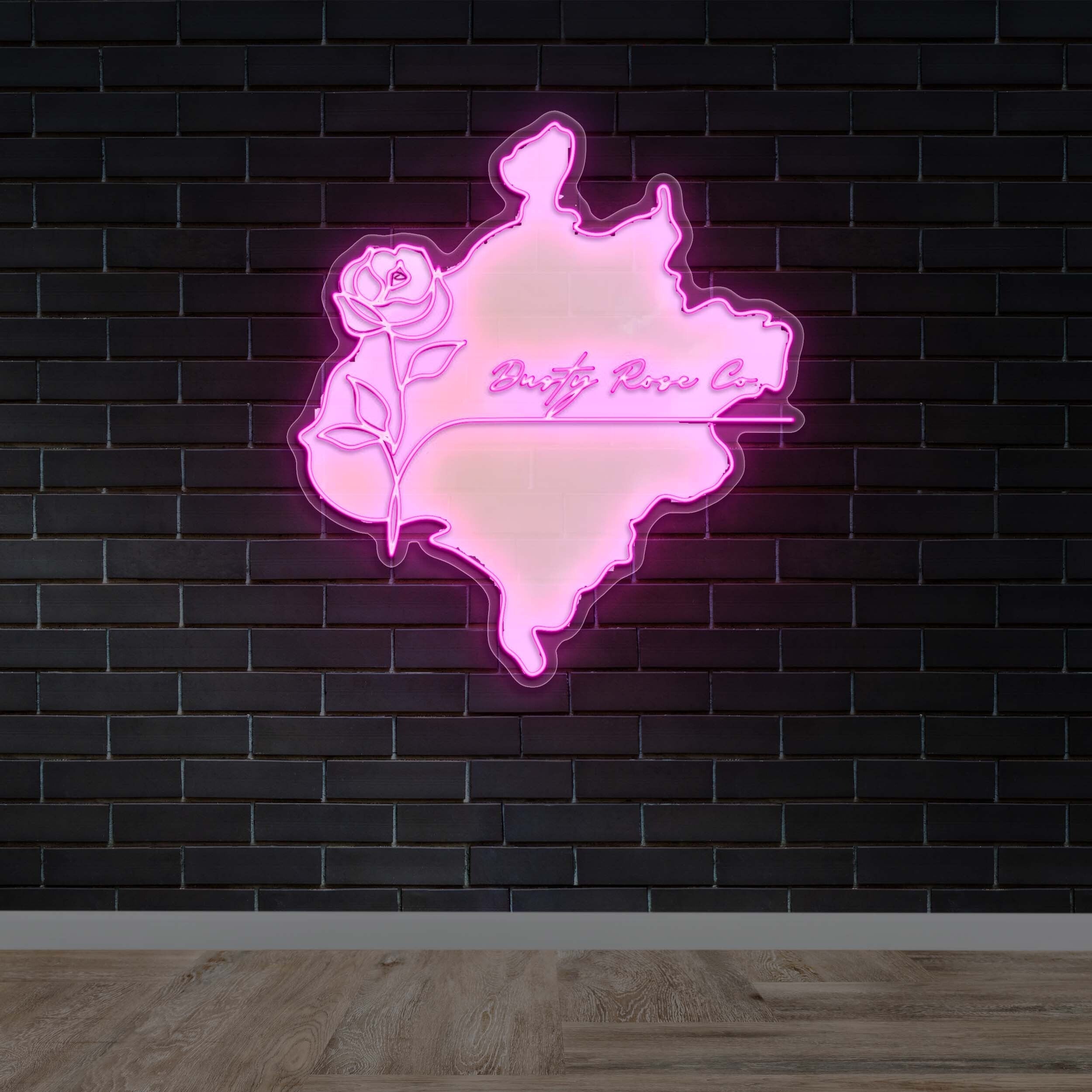 Dusty Rose Co. – Premium Neon Artwork
