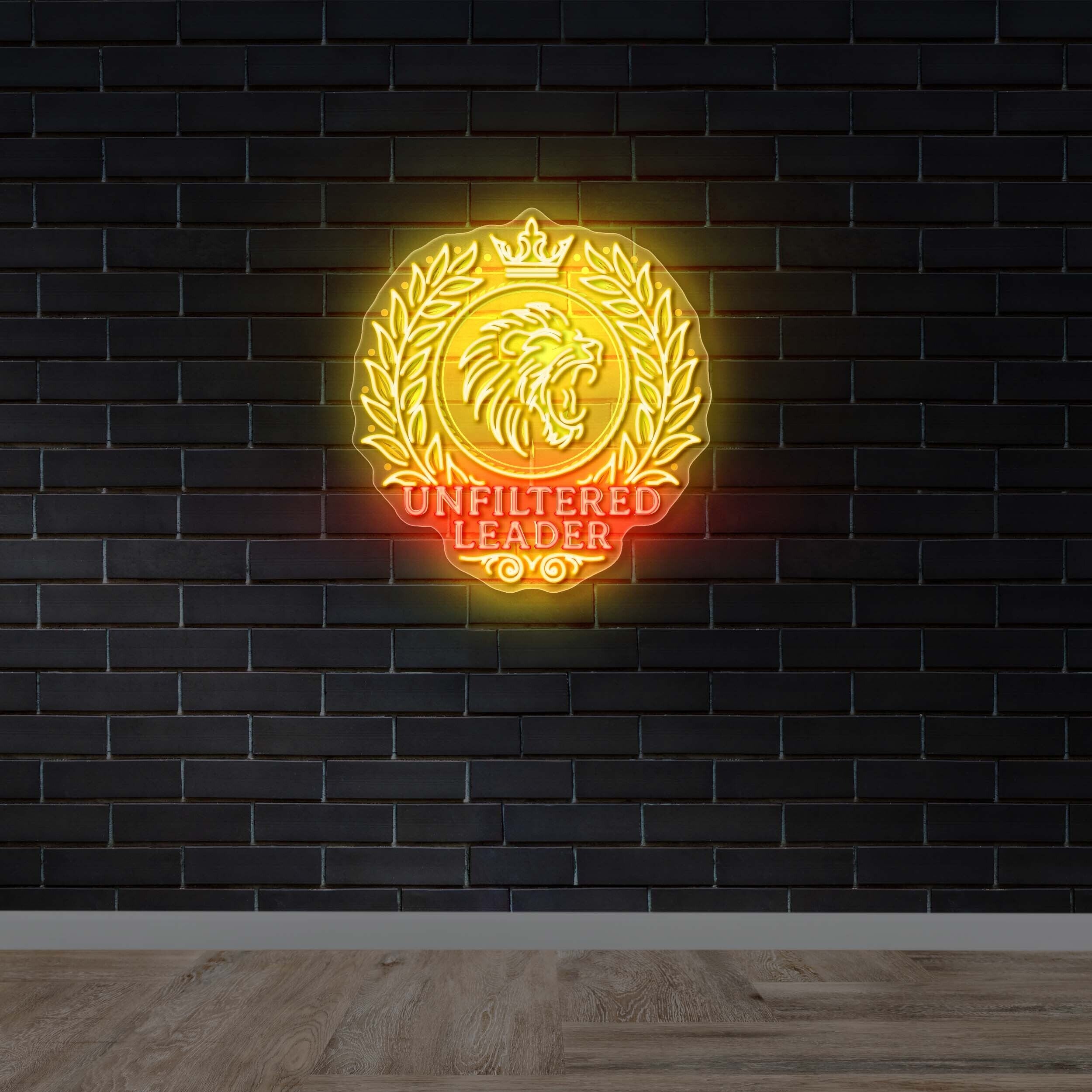 UNFILTERED LEADER - Premium Neon Artwork