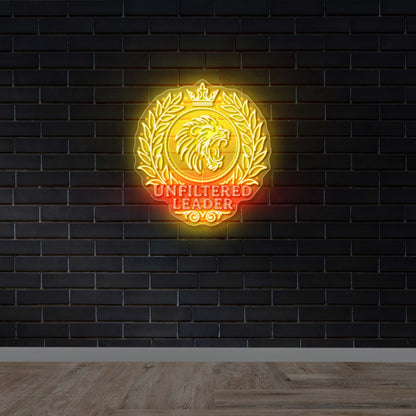 UNFILTERED LEADER - Premium Neon Artwork