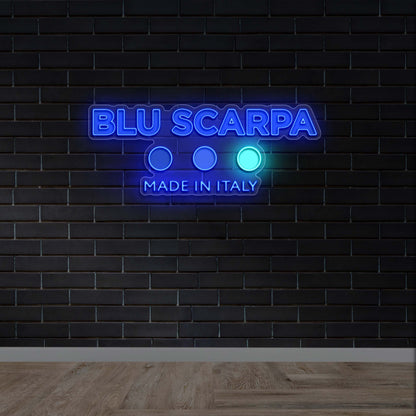 BLU SCARPA - Premium Neon Artwork