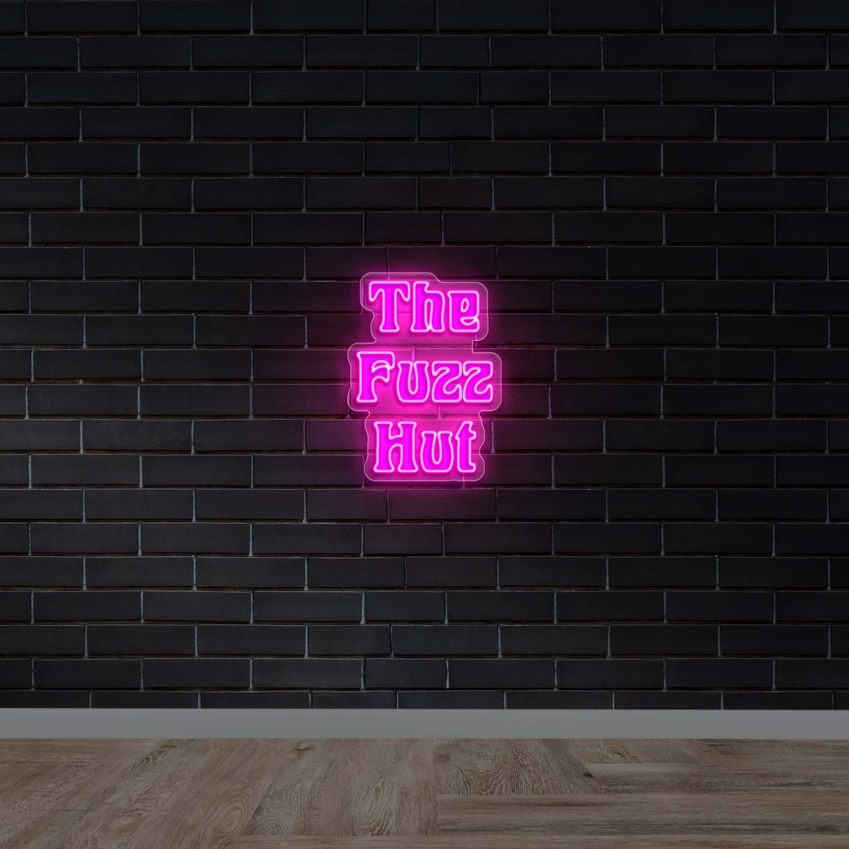 The Fuzz Hut - Premium Neon Artwork