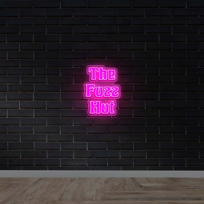 The Fuzz Hut - Premium Neon Artwork