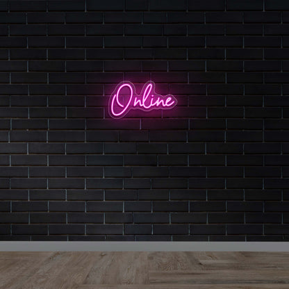 Online - Premium Neon Artwork