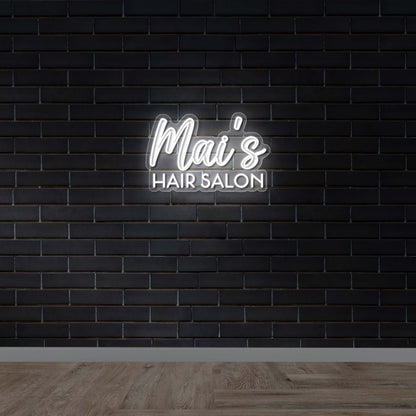 Mai's Hair Salon - Premium Neon Artwork