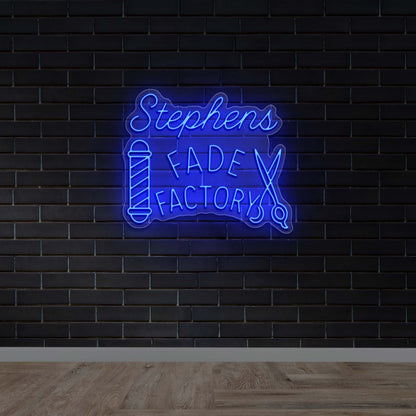 Stephens Fade Factory - Premium Neon Artwork