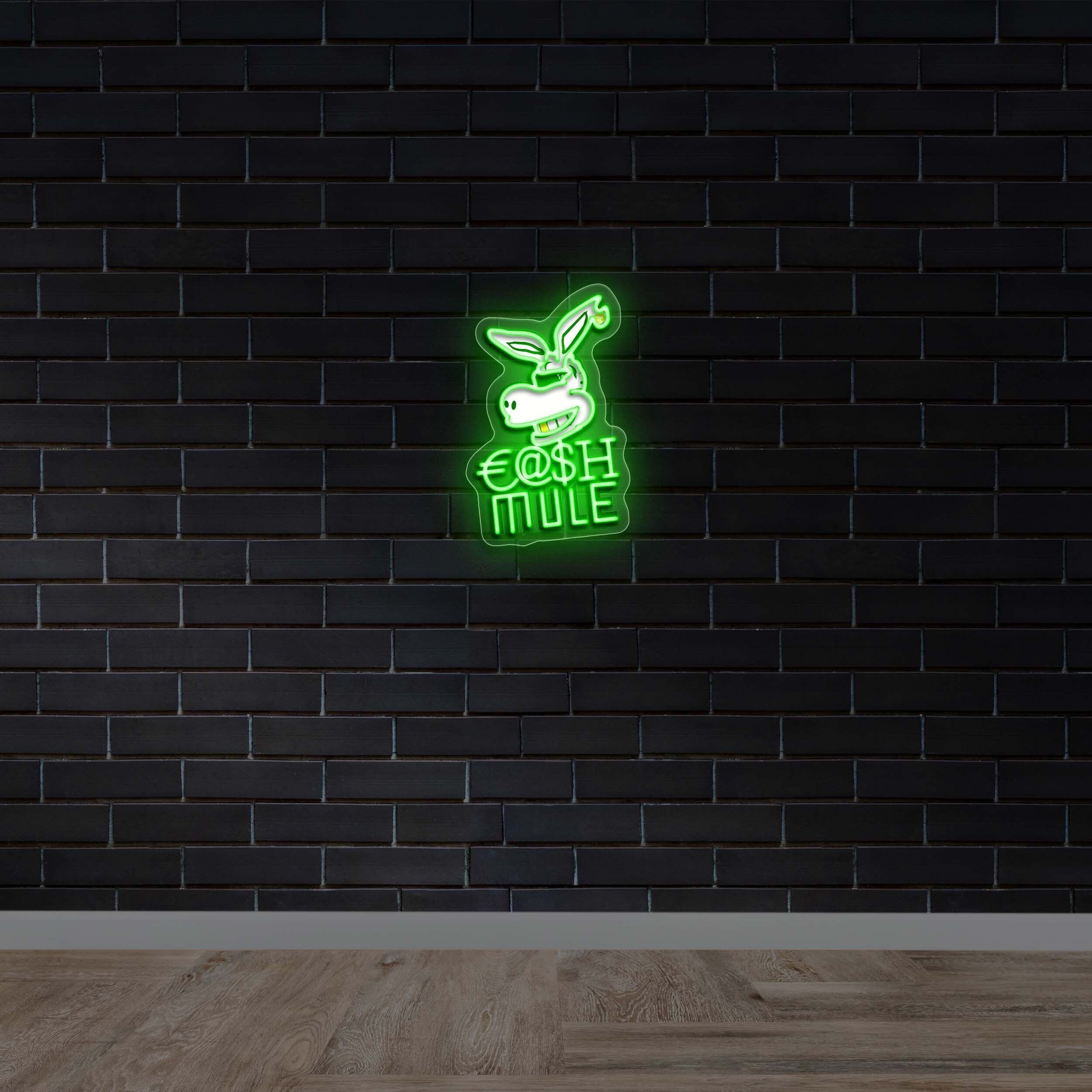 CASH MULE - Premium Neon Artwork