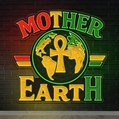 Mother Earth - Premium Neon Artwork