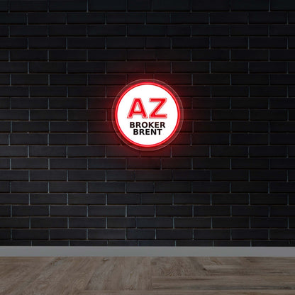 AZ BROKER BRENT - Premium Neon Artwork