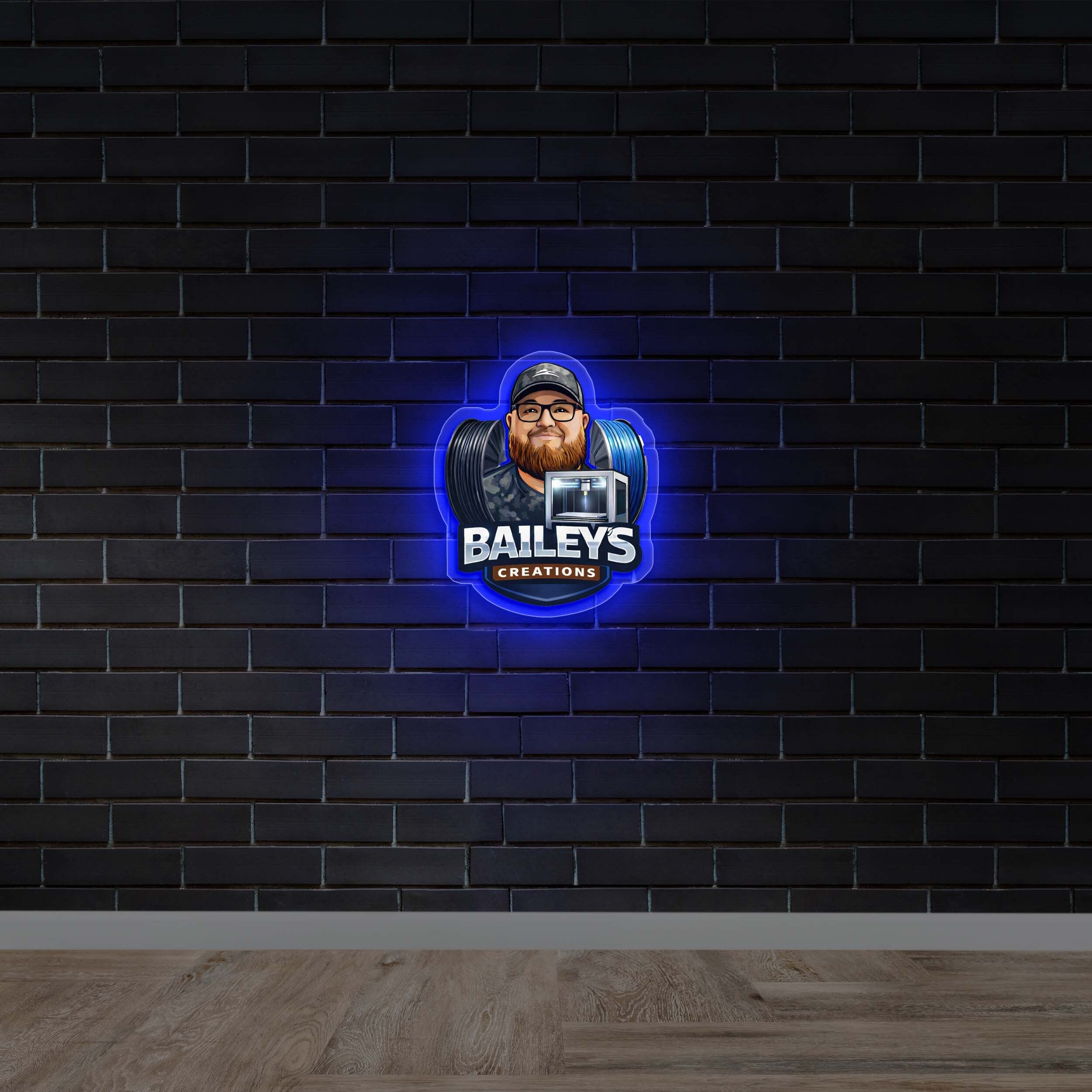 BAILEYS | Backlit Version - Premium Neon Artwork