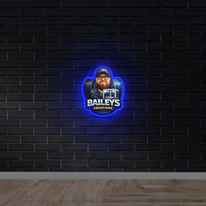 BAILEYS | Backlit Version - Premium Neon Artwork