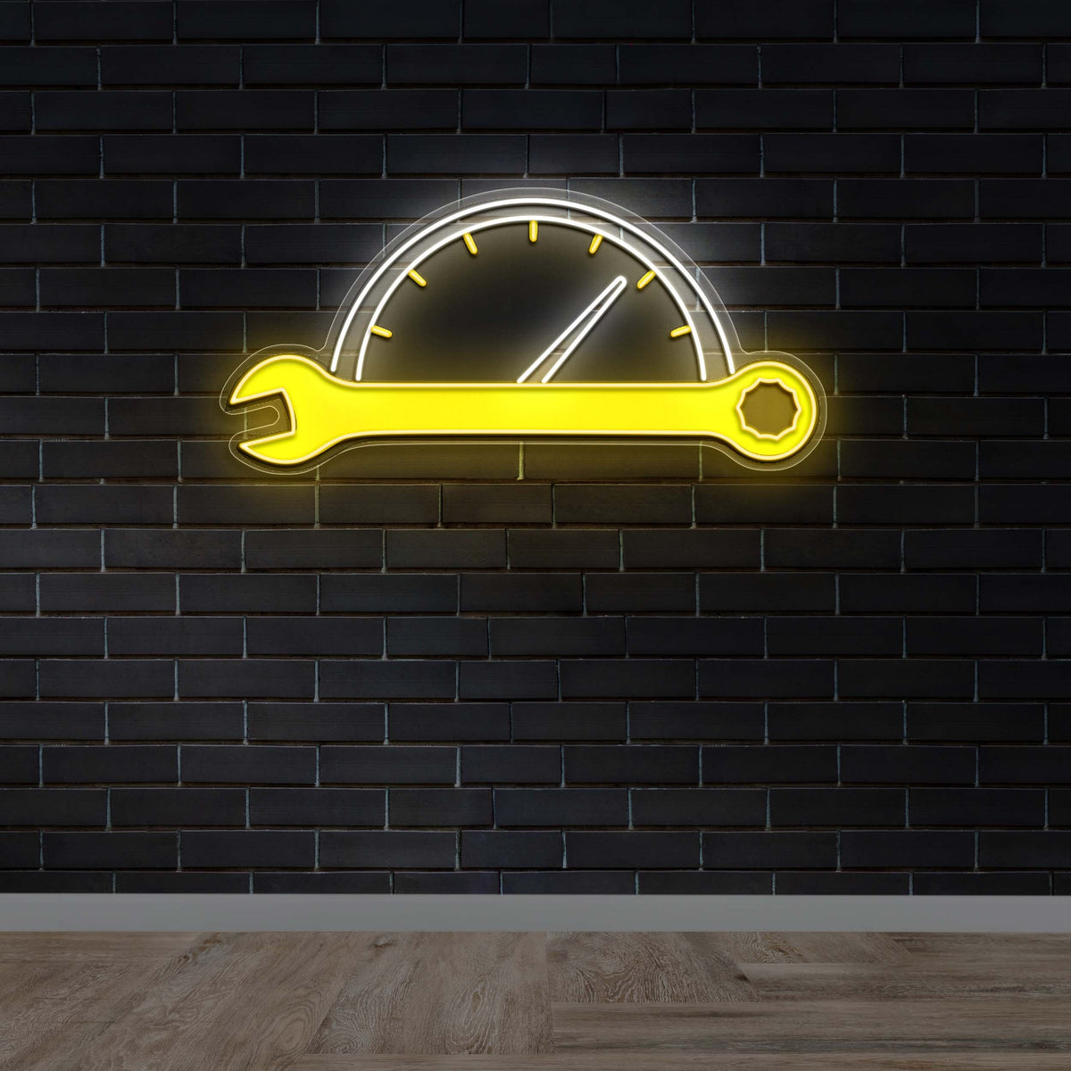 B.T. Auto Wrench (logo only) - Premium Neon Artwork