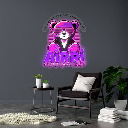 AIRRI Everyday Logistics LLC - Premium Neon Artwork