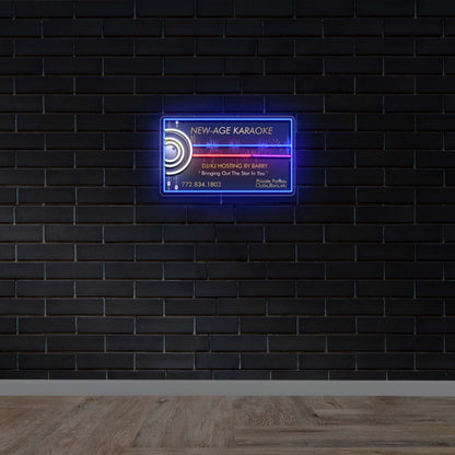 New Age Karaoke - Premium Neon Artwork