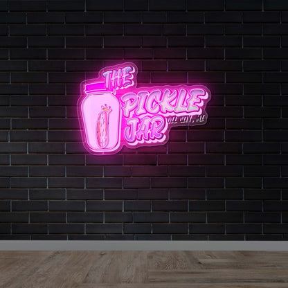 The Pickle Jar - Premium Neon Artwork