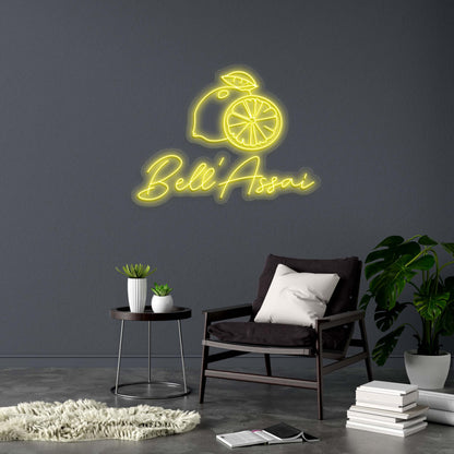 Bell’Assai (with lemon) - Premium Neon Artwork