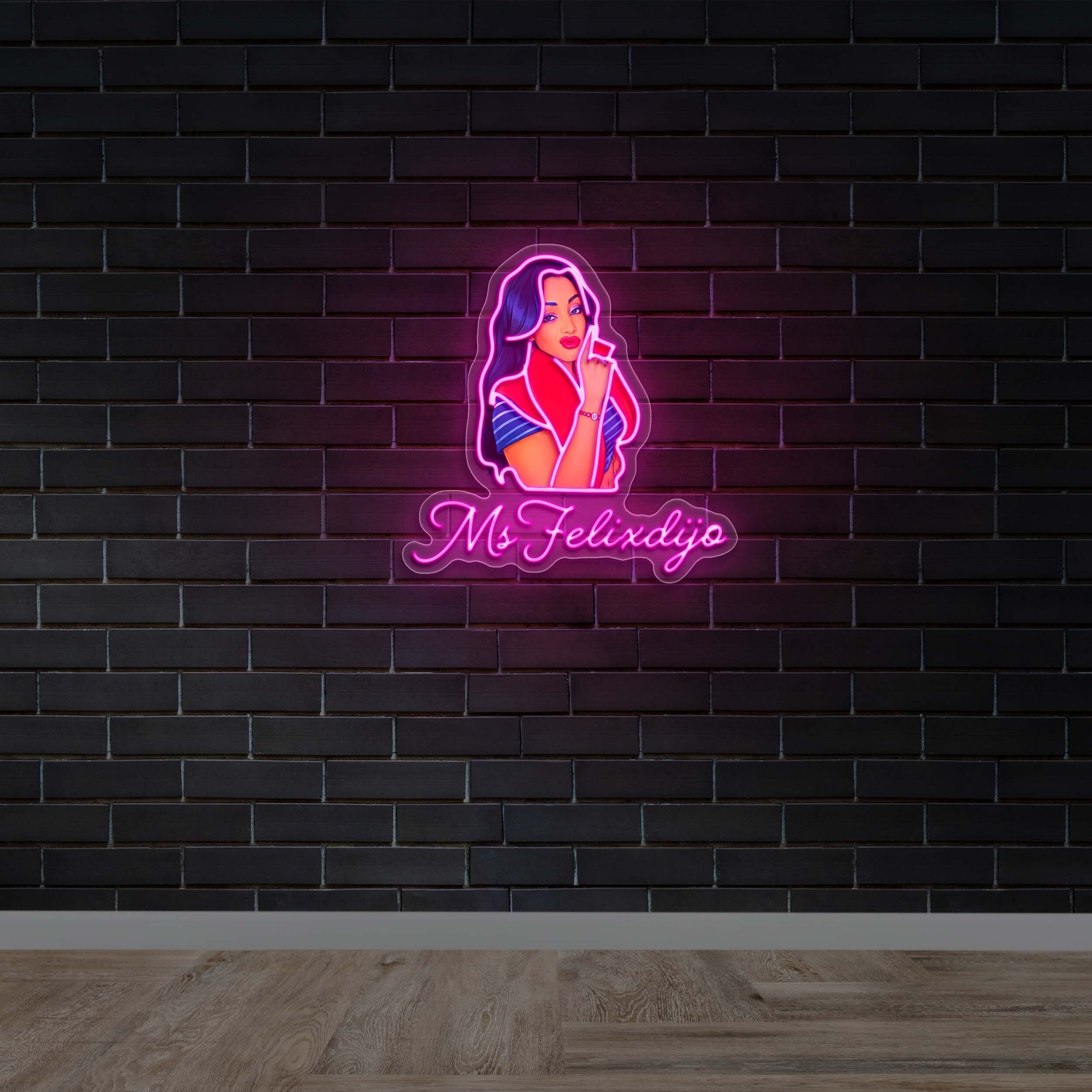 Ms Felixdijo - Premium Neon Artwork