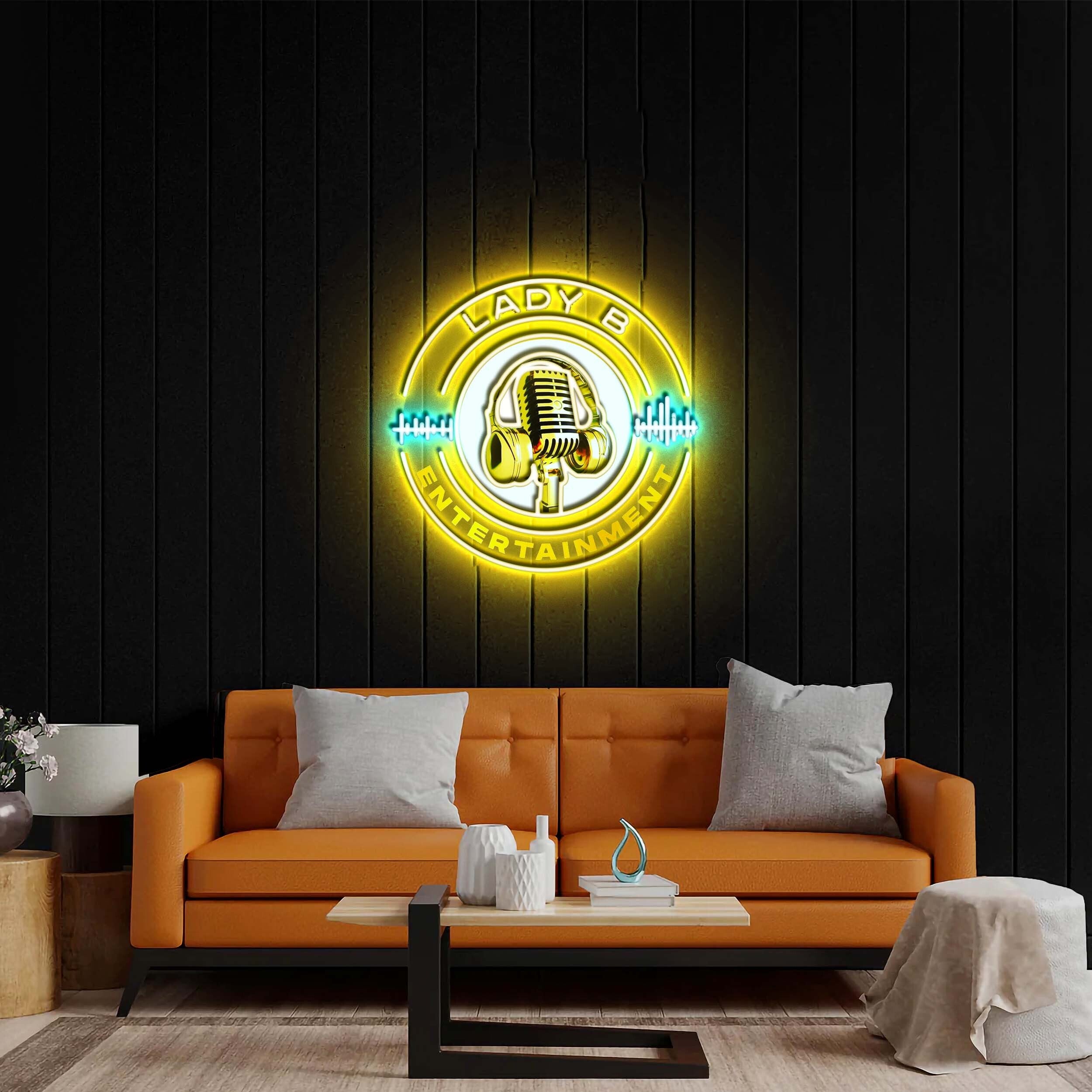 Lady B Entertainment - Premium Neon Artwork