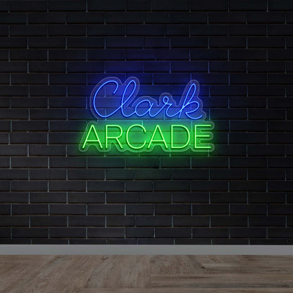 CLARK ARCADE - Premium Neon Artwork