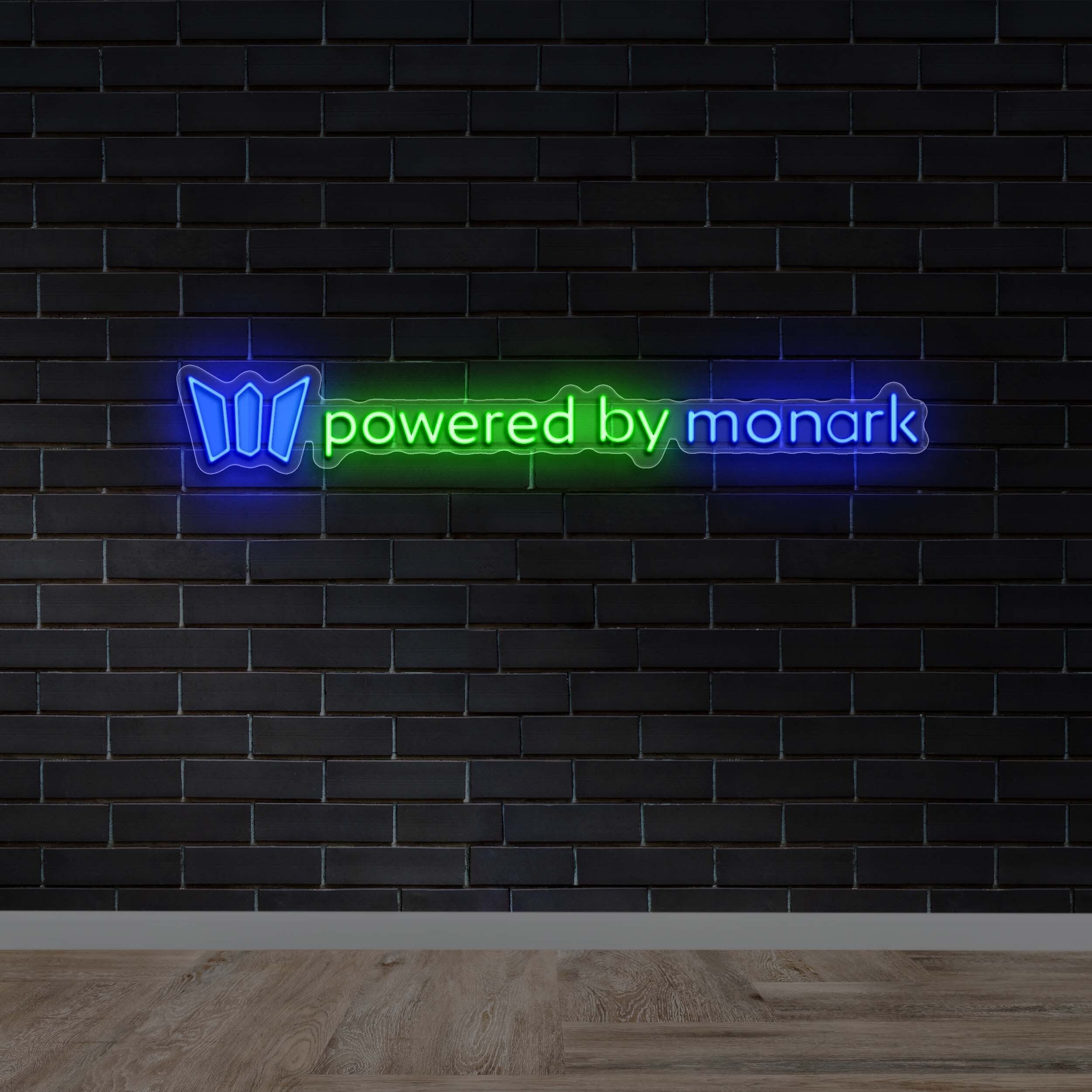 Powered by Monark - Premium Neon Artwork