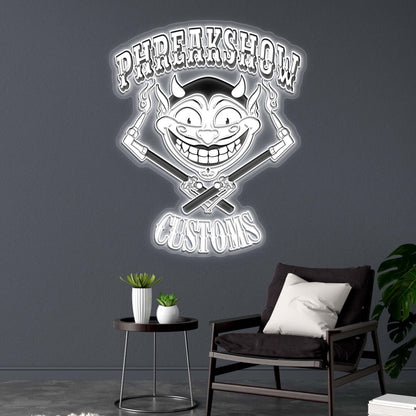 PHREAKSHOW CUSTOMS - Premium Neon Artwork