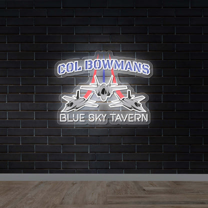 Col Bowmans Blue Sky Tavern - Premium Neon Artwork