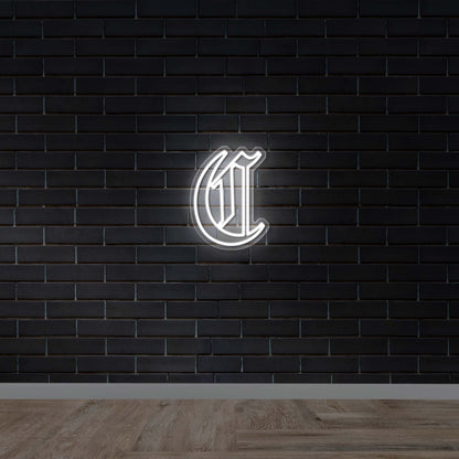 Letter C - Premium Neon Artwork
