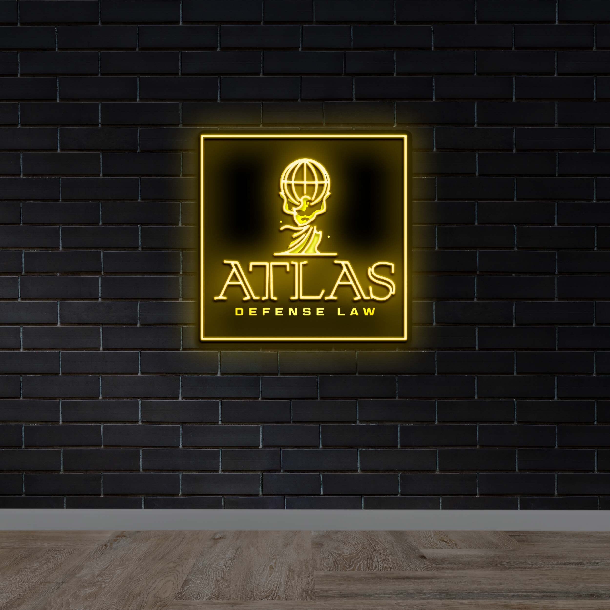 Atlas Defense Law - Premium Neon Artwork