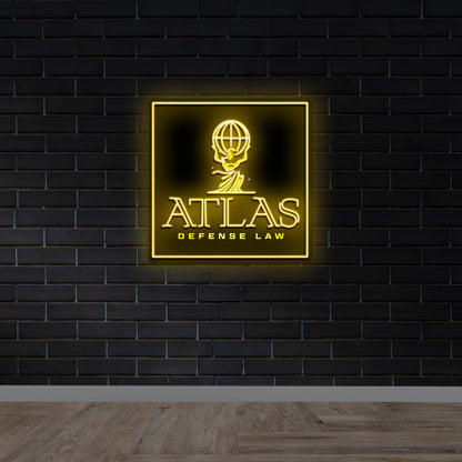 Atlas Defense Law - Premium Neon Artwork