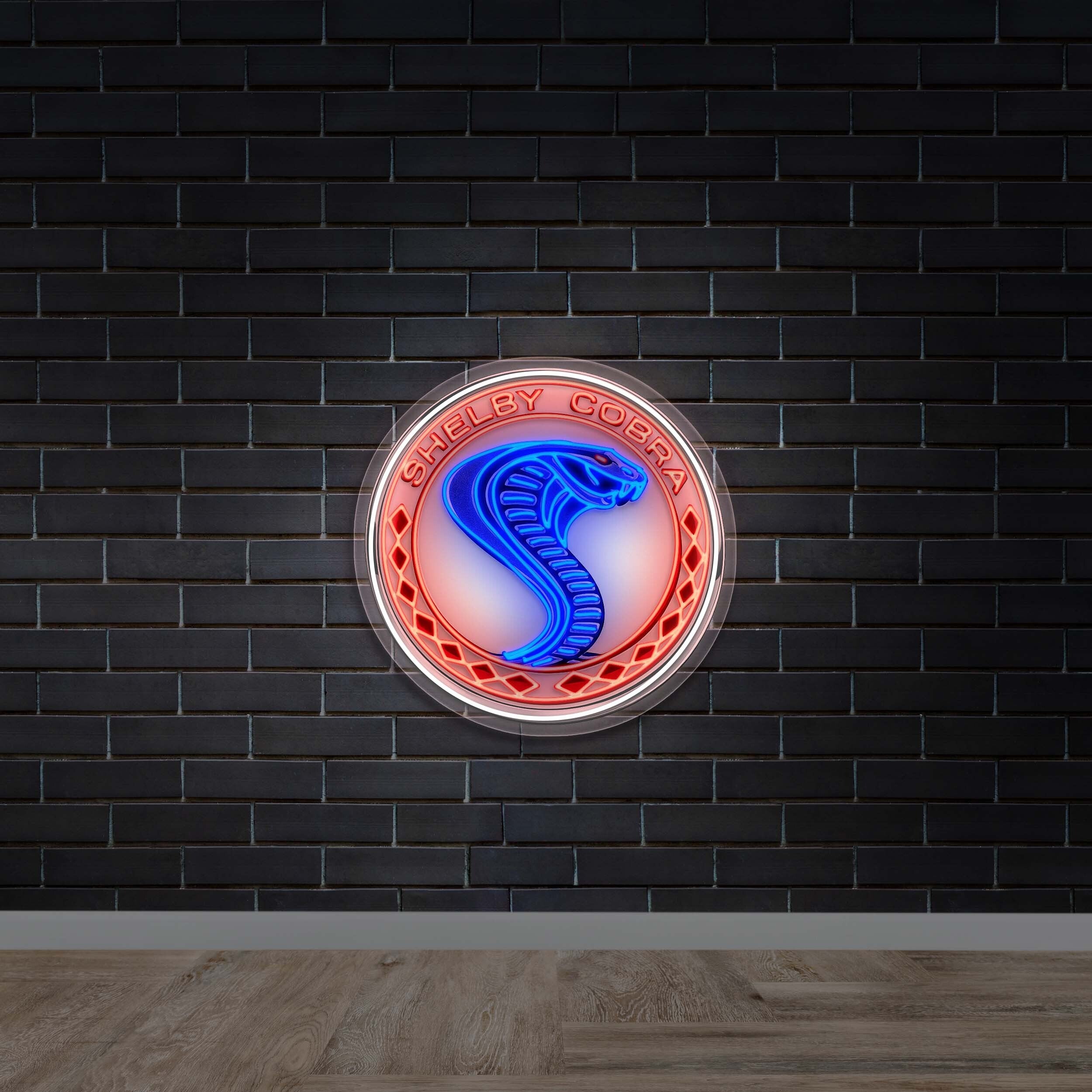 Shelby Cobra - Premium Neon Artwork