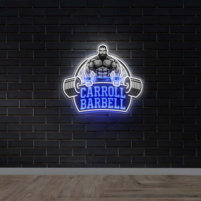 CARROL BARBELL - Premium Neon Artwork