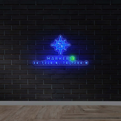 MARKER 3 - Premium Neon Artwork
