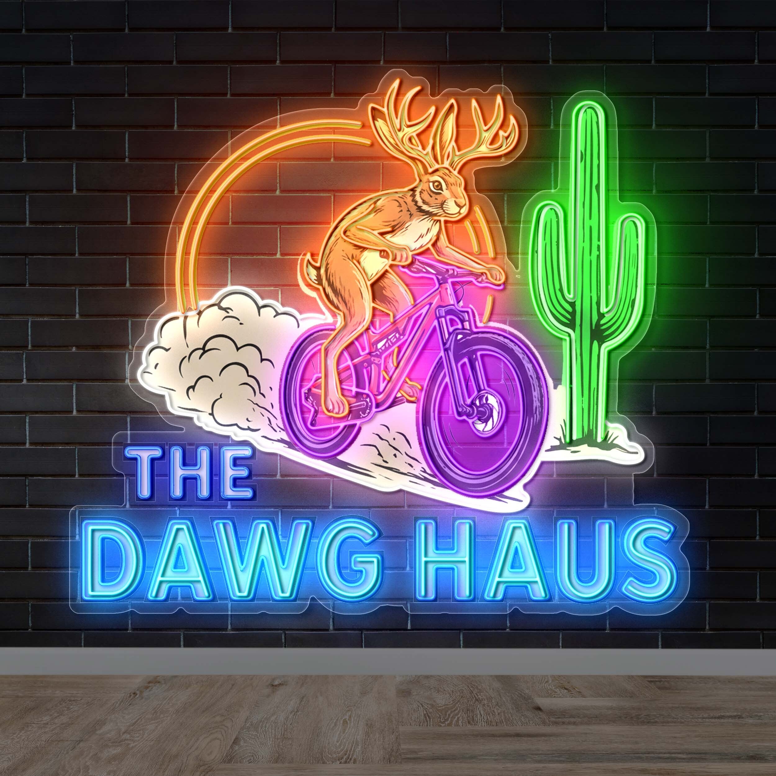 The Dawg Haus - Premium Neon Artwork