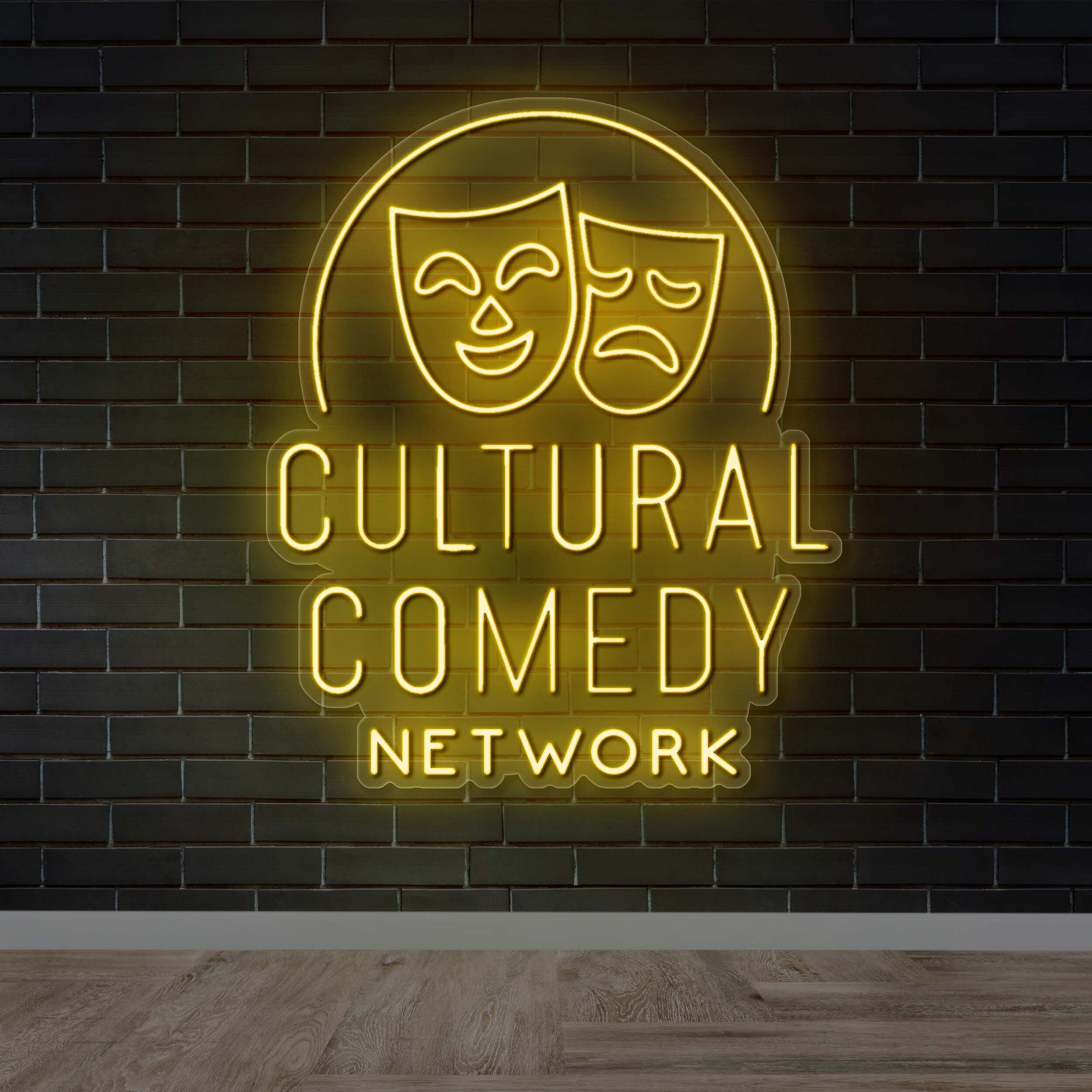 CULTURAL COMEDY NETWORK - Premium Neon Artwork