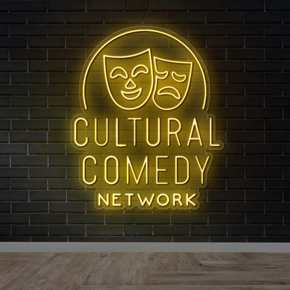 CULTURAL COMEDY NETWORK - Premium Neon Artwork