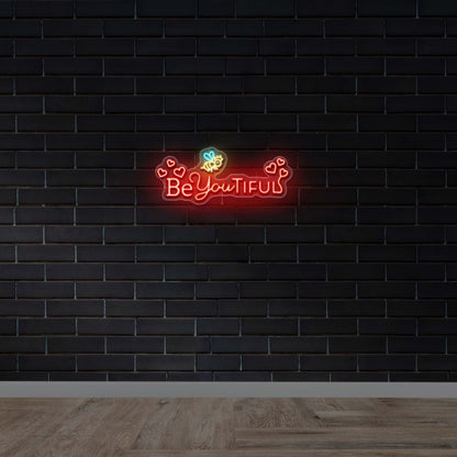 BE YOU TIFUL | 3rd Version - Premium Neon Artwork