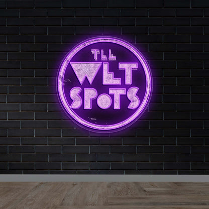 TLL WLT SPOTS - Premium Neon Artwork
