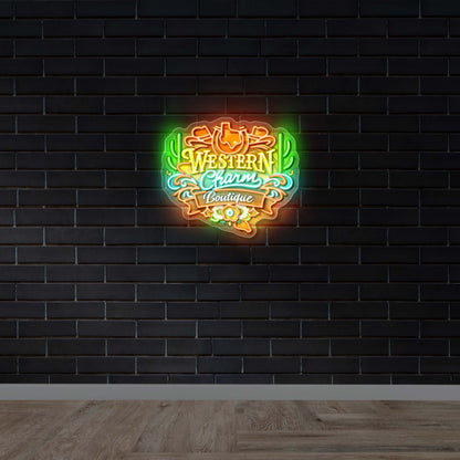 Wester Charm - Premium Neon Artwork