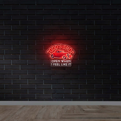 TODD'S SHOP - Premium Neon Artwork