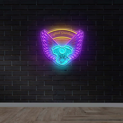 Lighted Guardians -  Premium Neon Artwork