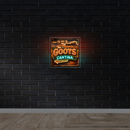The Goots Cantina - Premium Neon Artwork