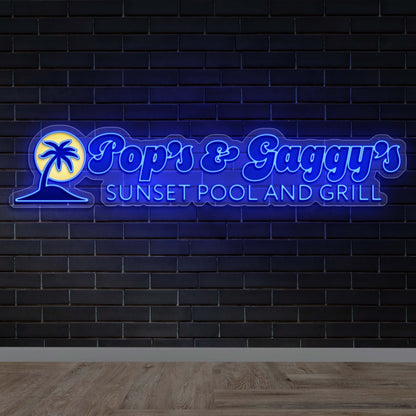 POP'S & Gaggy's -  Premium Neon Artwork