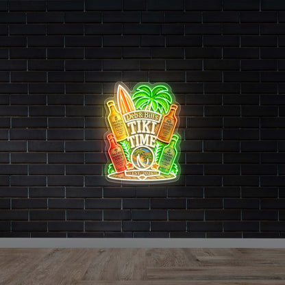 Tiki Time - Premium Neon Artwork