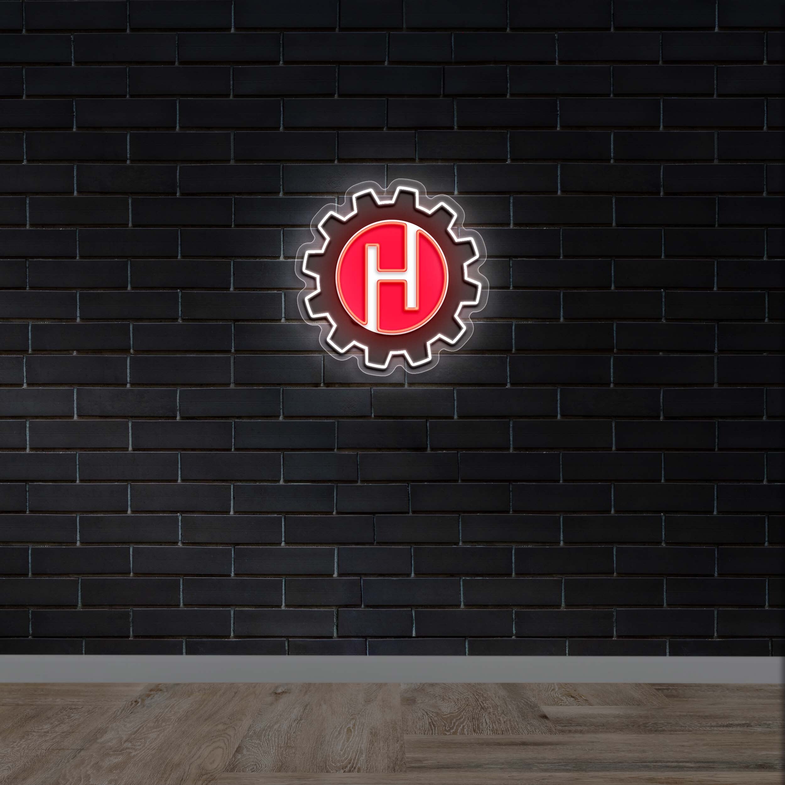 H - Premium Neon Artwork