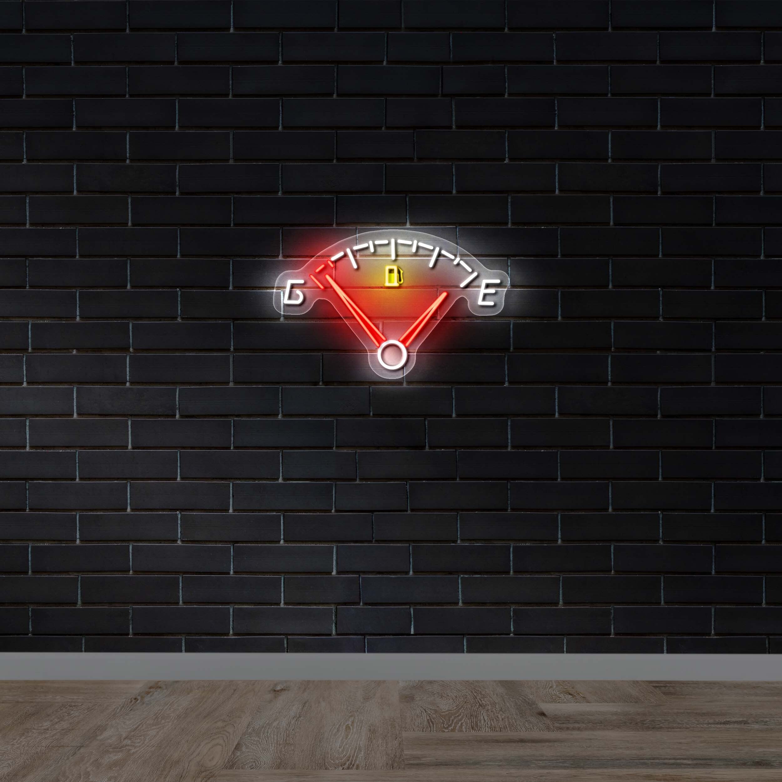 Low Fuel Indicator - Premium Neon Artwork