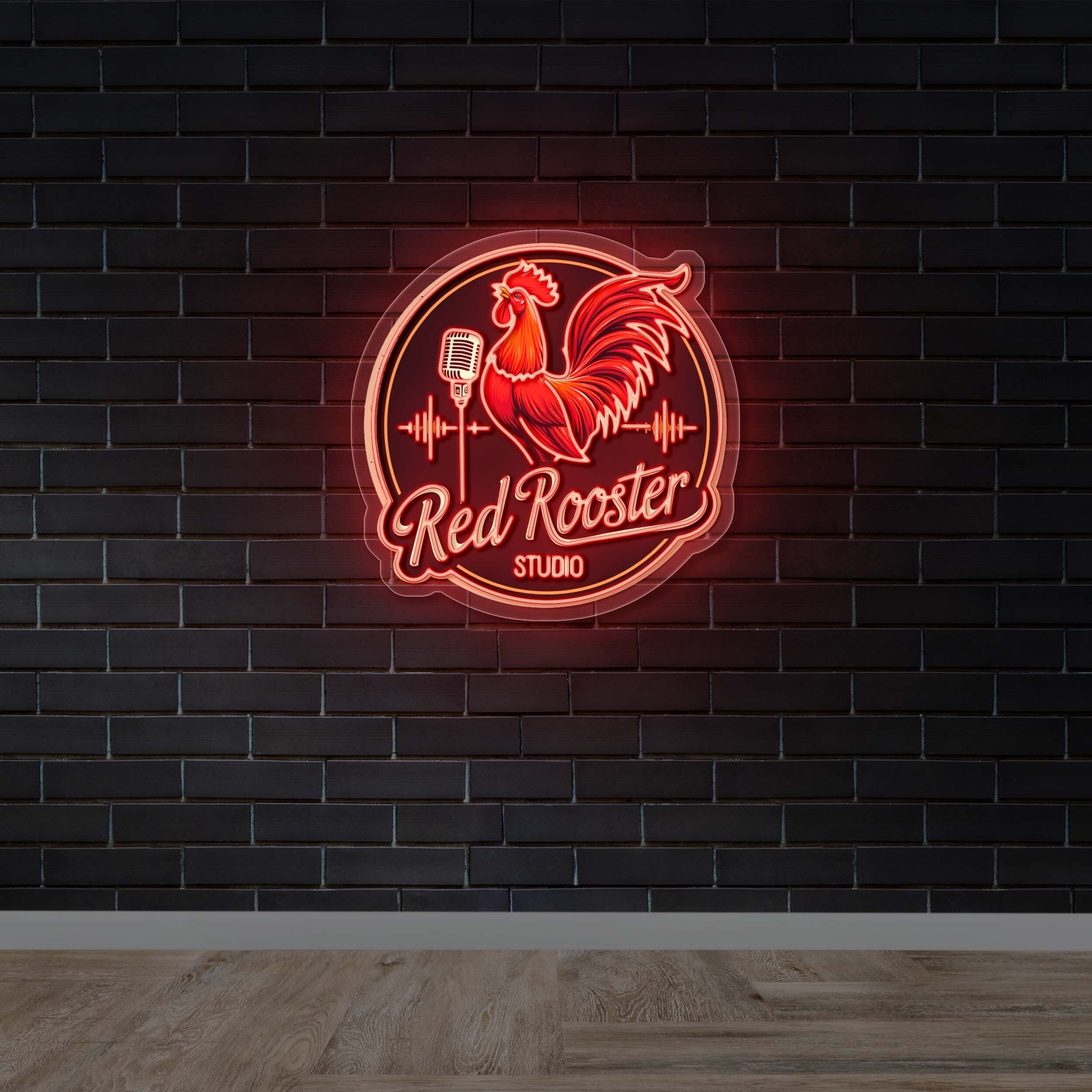 Red Rooster - Premium Neon Artwork
