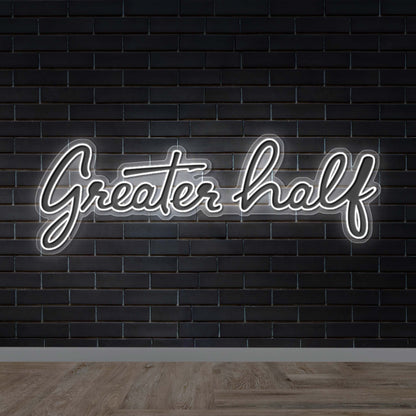 greater half - Premium Neon Artwork